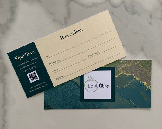 Cartes-cadeaux Equil'libre